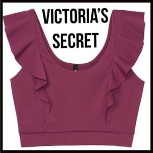 Victoria’s Secret Sport ruffle crop top